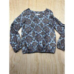 See By Chloe 100% Silk Long Sleeve Blouse Luxury Sz 2 S